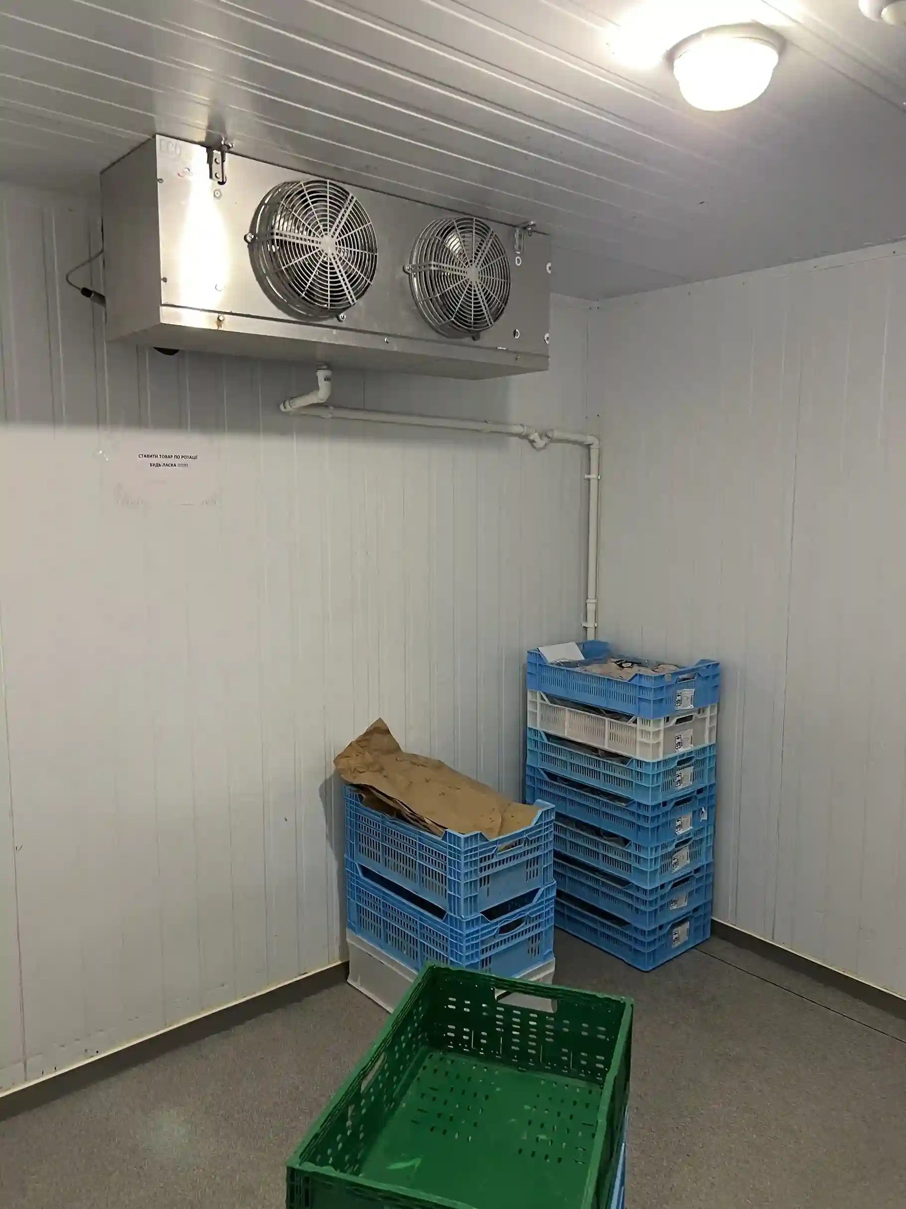 Кубічний випарник Eco для заморозки Кубічний повітроохолоджувач випарник Eco Італія для заморозки м'яса